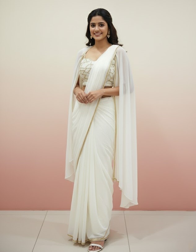 SAREE STYLE WITH CHOLI